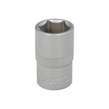 Llave Vaso 1/2" Hexagonal 16 mm, Perfil de 6 caras, Acero Cromo Vanadio, Aristas Redondas al por Mayor | Almacén de Ferretería