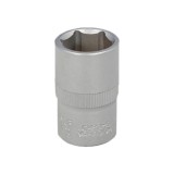 Llave Vaso 1/2" Hexagonal 17 mm, Perfil de 6 caras, Acero Cromo Vanadio, Aristas Redondas al por Mayor | Almacén de Ferretería