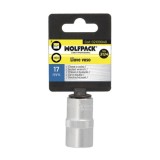 Llave Vaso 1/2" Hexagonal 17 mm, Perfil de 6 caras, Acero Cromo Vanadio, Aristas Redondas al por Mayor | Almacén de Ferretería