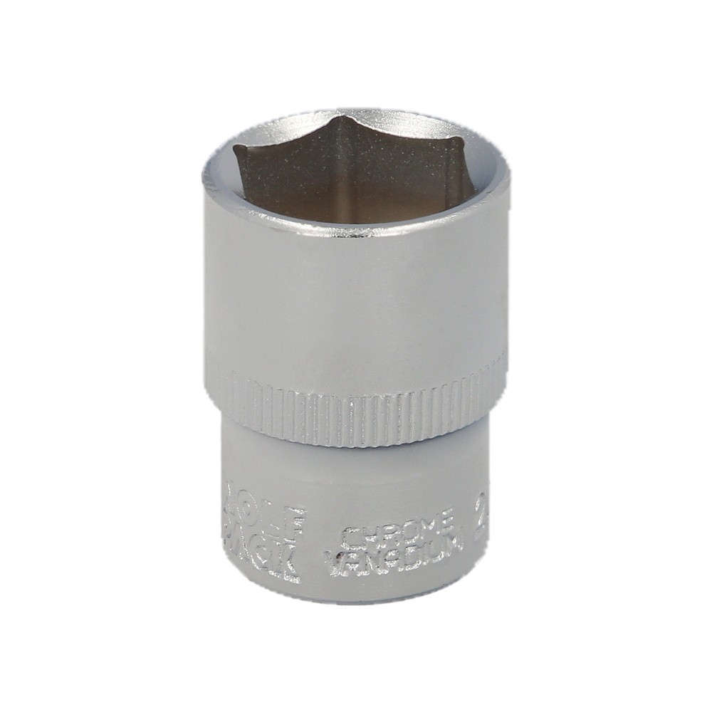 Llave Vaso 1/2" Hexagonal 20 mm, Perfil de 6 caras, Acero Cromo Vanadio, Aristas Redondas al por Mayor | Almacén de Ferretería