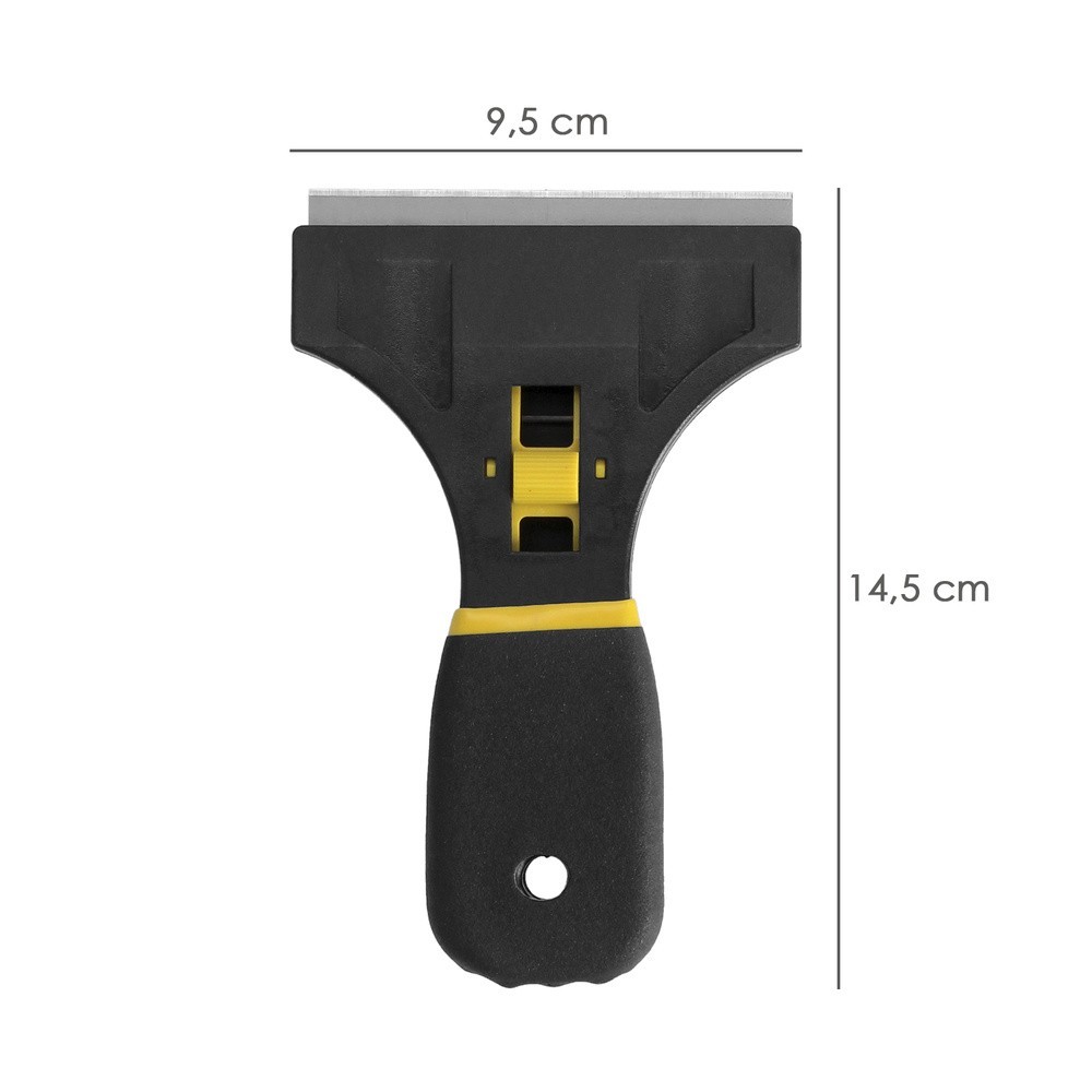 Rascavidrios Profesional Retractil Mango Soft Touch Hoja 90 mm, al por Mayor | Almacén de Ferretería