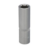 Llave Vaso 1/2" Hexagonal Larga 15 mm, Perfil de 6 caras, Acero Cromo Vanadio, Aristas Redondas al por Mayor | Almacén de Ferret