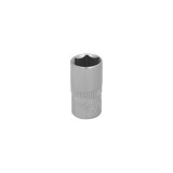 Llave Vaso 1/4" Hexagonal 8 mm, Perfil de 6 caras, Acero Cromo Vanadio, Aristas Redondas al por Mayor | Almacén de Ferretería