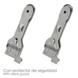 Rascavidrios Plastico Amarillo Hoja 43 mm, Rasqueta Vitroceramica, Rascador Vidrio, Rascador Vitroceramica, al por Mayor | Almac