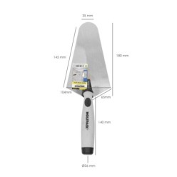 Paleta Wolfpack Plus Mango de Goma 348  180mm,