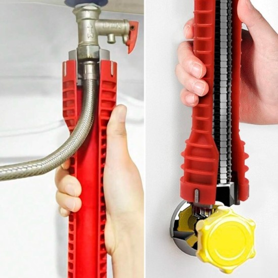 Llave Para Grifos Multifuncion Con Adaptador, Llave Hexagonal y Extractor de Tornillos al por Mayor | Almacén de Ferretería