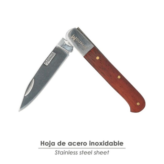 Navaja Wolfpack Modelo Jara 104 mm cerrada al por Mayor | Almacén de Ferretería