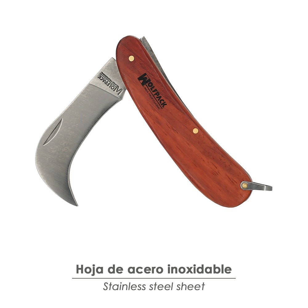 Navaja Wolfpack Recolectora 10 cm, cerrada al por Mayor | Almacén de Ferretería