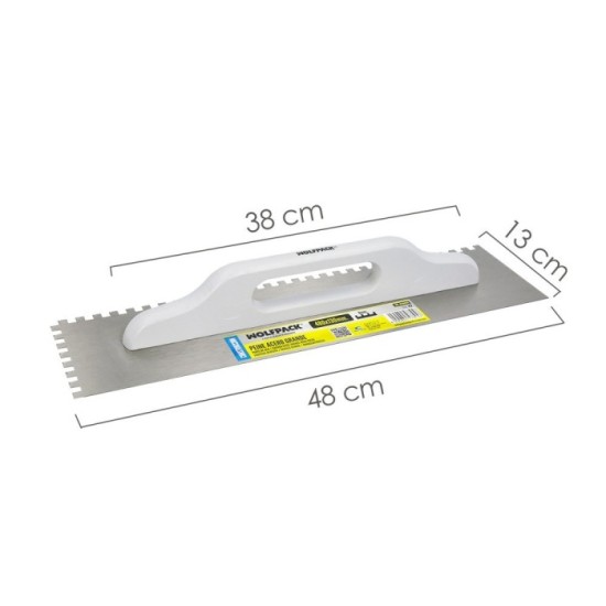 Peine Acero Grande 480x130 mm, Dientes de 8 mm, al por Mayor | Almacén de Ferretería