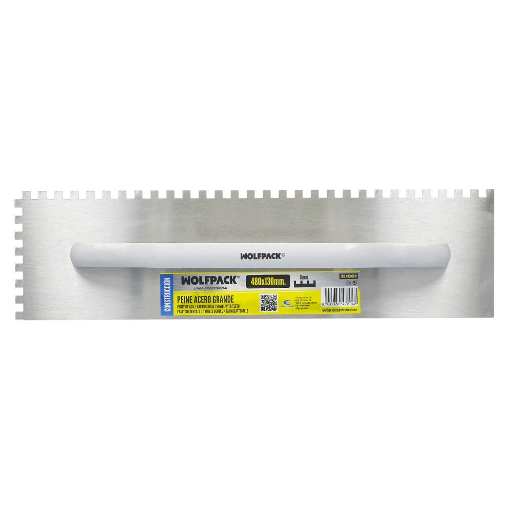 Peine Acero Grande 480x130 mm, Dientes de 8 mm, al por Mayor | Almacén de Ferretería