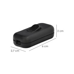 Interruptor 2A De Paso Negro,