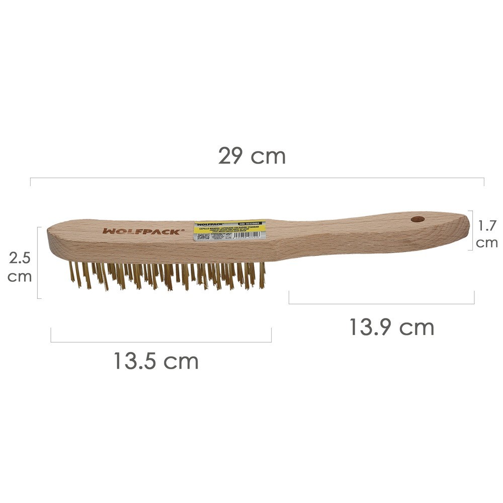 Cepillo Manual Latonado Soldador Standard al por Mayor | Almacén de Ferretería