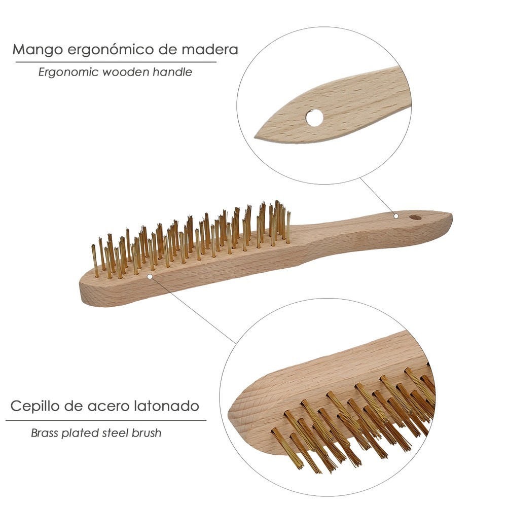 Cepillo Manual Latonado Soldador Standard al por Mayor | Almacén de Ferretería