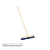 Cepillo Barrendero Industrial Fibra Semi Rigida PVC, Soporte Polipropileno 50 cm, (Sin Mango) al por Mayor | Almacén de Ferreter