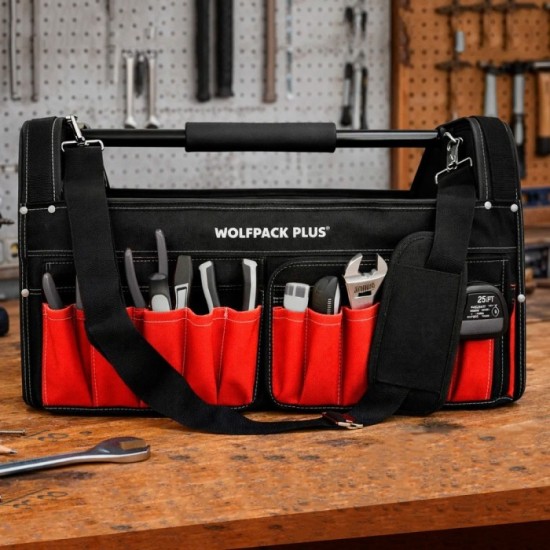 Bolsa Herramientas Nylon Asa Metal 25x47,5x31cm al por Mayor | Almacén de Ferretería