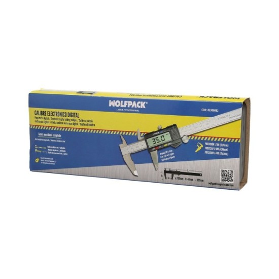 Calibre Digital Acero Inoxidable 150 mm, Pie de Rey, Paquimetro, Pantalla LCD, Boton de Bloqueo al por Mayor | Almacén de Ferret