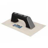 Llana / Talocha Con Mango de Plastico ABS Borde Flexible, Especial Lechadas, Base 30,50 x 14 cm, Mango Ligero y Ergonomico al po