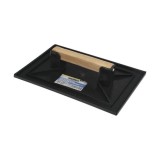 Talocha Plastico 27 x 18 cm, Mango Madera Negra Con Alveolos al por Mayor | Almacén de Ferretería