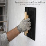 Talocha Plastico 27 x 18 cm, Mango Madera Negra Con Alveolos al por Mayor | Almacén de Ferretería