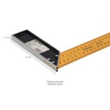 Escuadra Metalica 300 mm, Escuadra Carpintero, Escuadra Construcción, al por Mayor | Almacén de Ferretería