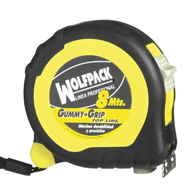 Flexometro Magnetico Grip Topline Con Freno 8 metros / 25 mm,
