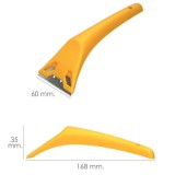 Rascavidrios Plastico Amarillo Hoja 60 mm, Rasqueta Vitroceramica, Rascador Vidrio, Rascador Vitroceramica, al por Mayor | Almac