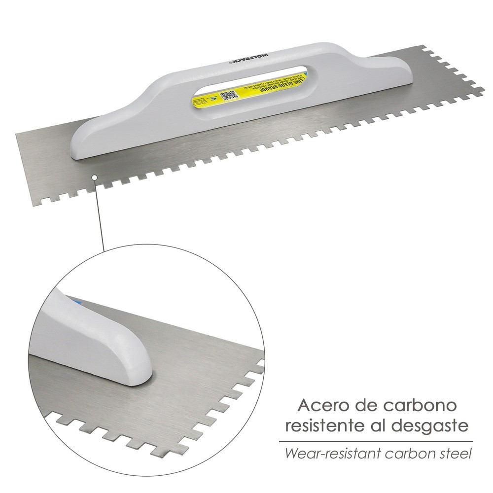 Peine Acero Grande 480x130 mm, Dientes de 8 mm, al por Mayor | Almacén de Ferretería