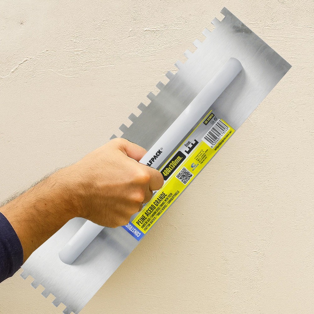 Peine Acero Grande 480x130 mm, Dientes de 8 mm, al por Mayor | Almacén de Ferretería