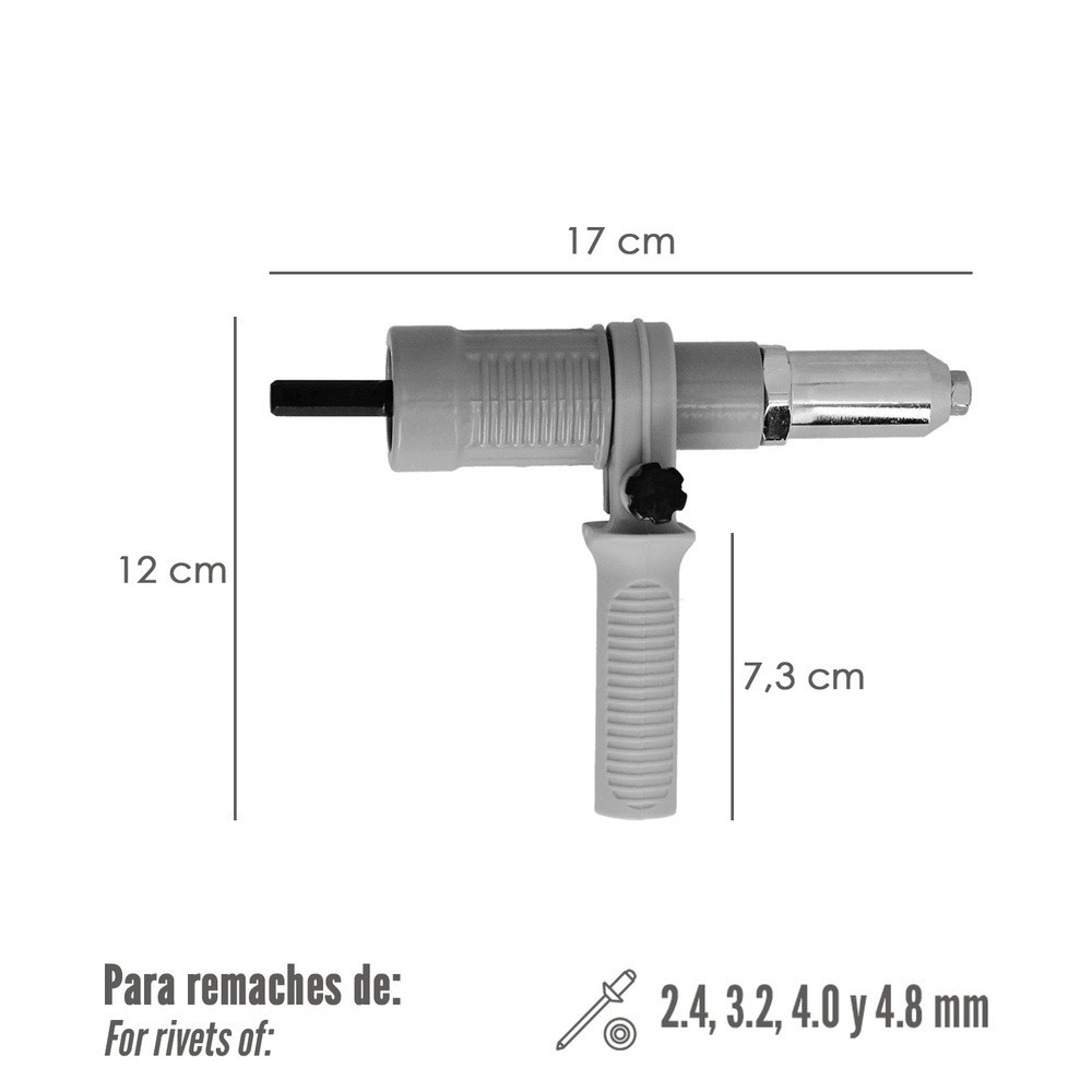 Kit Remachadora Para Taladro al por Mayor | Almacén de Ferretería