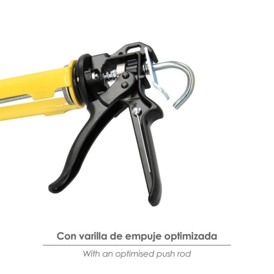 Pistola Silicona Profesional Extrafuerte, Cartuchos 310 ml, Pistola Selladora Silicona, Pistola Calafateo, Pistola Calafatear al
