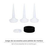 Set Accesorios para Pistola Aluminio / Acero Aplicar Mortero 660 CC, 02210502 al por Mayor | Almacén de Ferretería