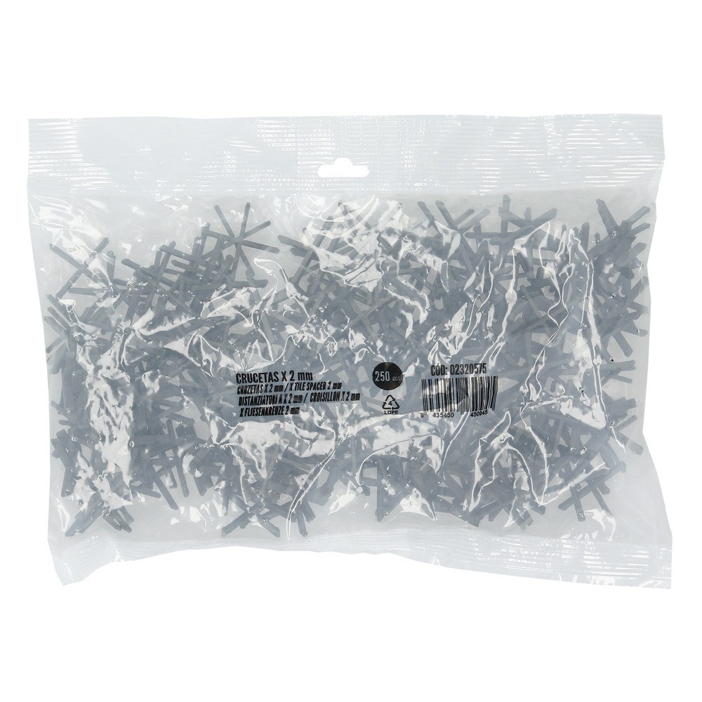 Crucetas Wolfpack Cruz 2 mm (Bolsa 250 Piezas) al por Mayor | Almacén de Ferretería