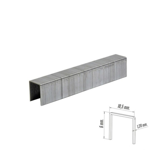 Grapa Maurer Numero 4 / 6 mm, 1,250 piezas al por Mayor | Almacén de Ferretería