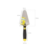 Paleta Wolfpack Gummy Grip 348 / 140 mm, al por Mayor | Almacén de Ferretería
