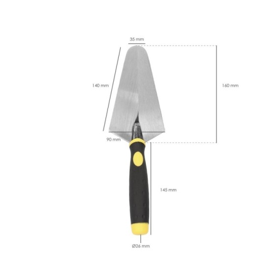 Paleta Wolfpack Gummy Grip 348 / 160 mm, al por Mayor | Almacén de Ferretería