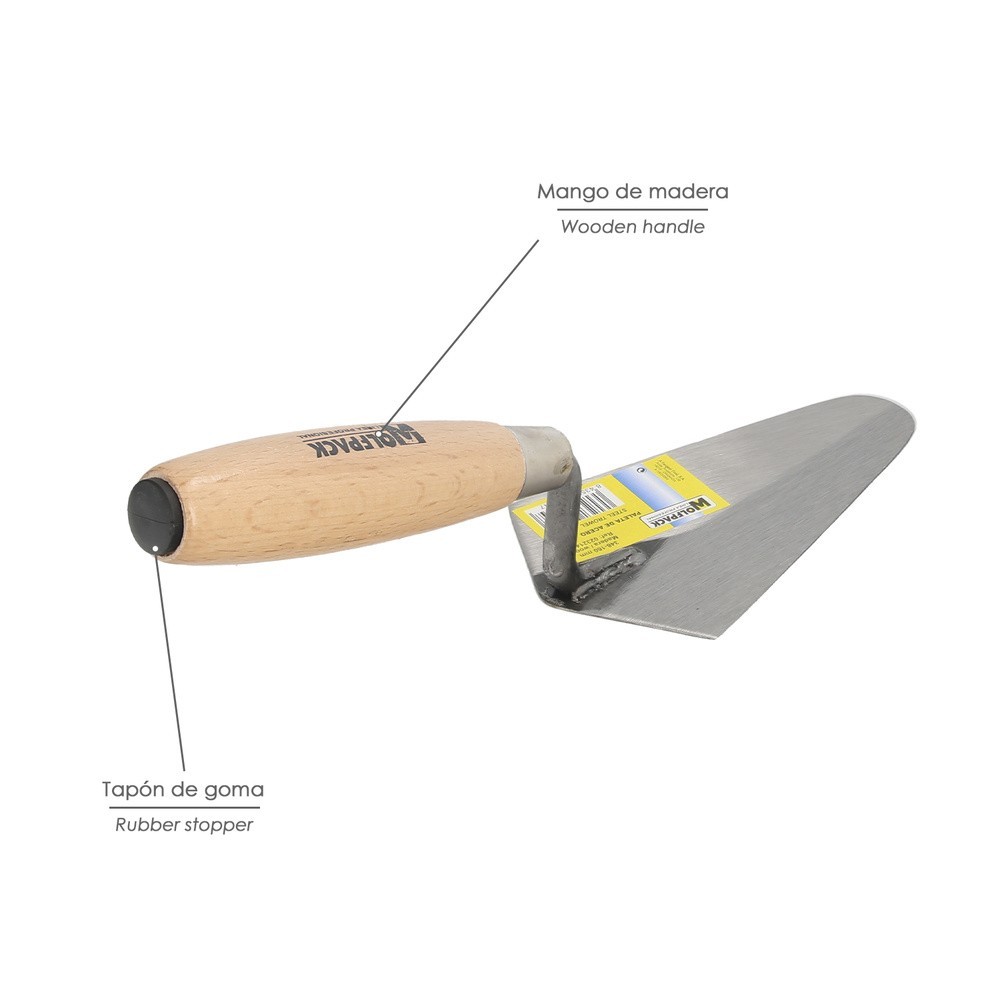 Paleta Wolfpack Mango Madera 348 / 160 mm, al por Mayor | Almacén de Ferretería