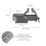 Tornillo Banco Acero 100 mm, Banco De Mesa, Tornillo Sujeción, Abrazadera De Banco al por Mayor | Almacén de Ferretería