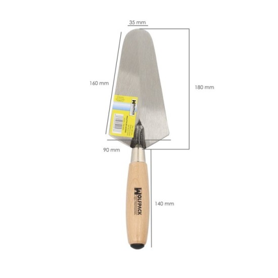 Paleta Wolfpack Mango Madera 348 / 180 mm, al por Mayor | Almacén de Ferretería