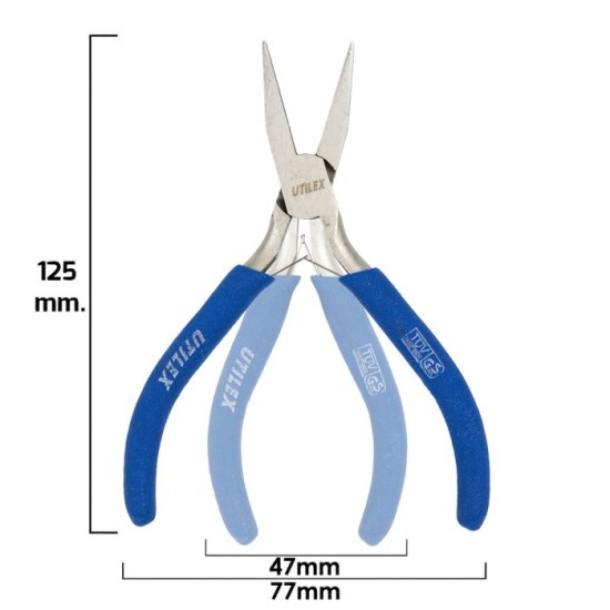 Alicates Mini Boca Plana 125 mm, al por Mayor | Almacén de Ferretería