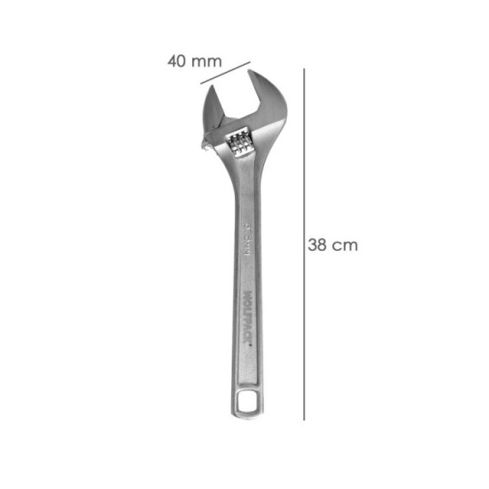Llave Ajustable Plus Moleta 15" al por Mayor | Almacén de Ferretería