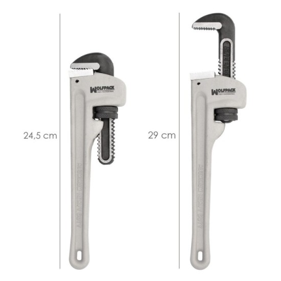 Llave Stillson Heavy Duty Aluminio 10" Llave Para Tubos, Llave Plomeria, Llave Para Tuberias, Llave Grifa, al por Mayor | Almacé