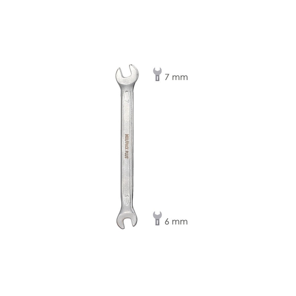 Llave Fija Plus Acero Cromo Vanadio 6x7 DIN 3110, Llaves Fijas Dobles al por Mayor | Almacén de Ferretería