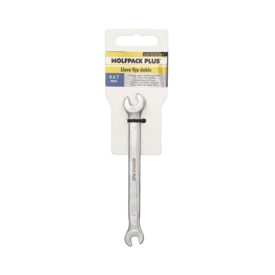 Llave Fija Plus Acero Cromo Vanadio 6x7 DIN 3110, Llaves Fijas Dobles al por Mayor | Almacén de Ferretería