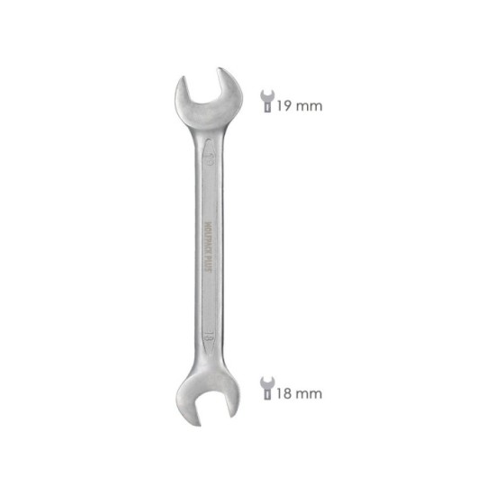 Llave Fija Plus Acero Cromo Vanadio 18x19 DIN 3110, Llaves Fijas Dobles al por Mayor | Almacén de Ferretería