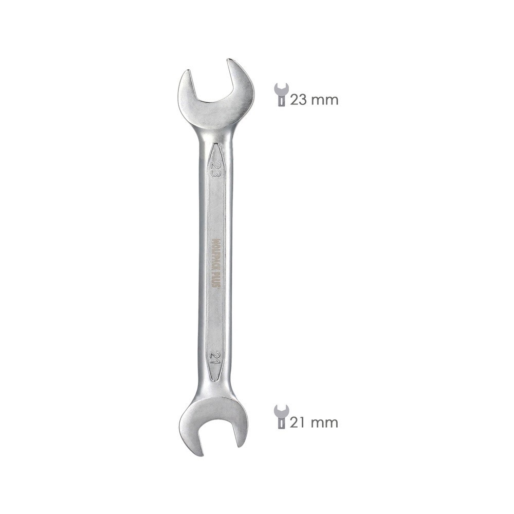 Llave Fija Plus Acero Cromo Vanadio 21x23 DIN 3110, Llaves Fijas Dobles al por Mayor | Almacén de Ferretería