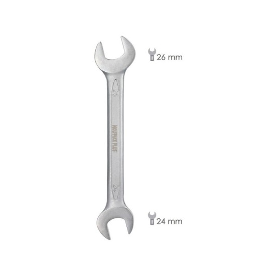 Llave Fija Plus Acero Cromo Vanadio 24x26 DIN 3110, Llaves Fijas Dobles al por Mayor | Almacén de Ferretería