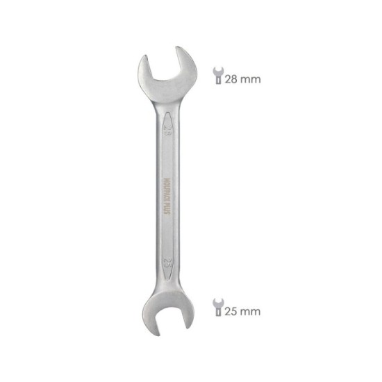 Llave Fija Plus Acero Cromo Vanadio 25x28 DIN 3110, Llaves Fijas Dobles al por Mayor | Almacén de Ferretería