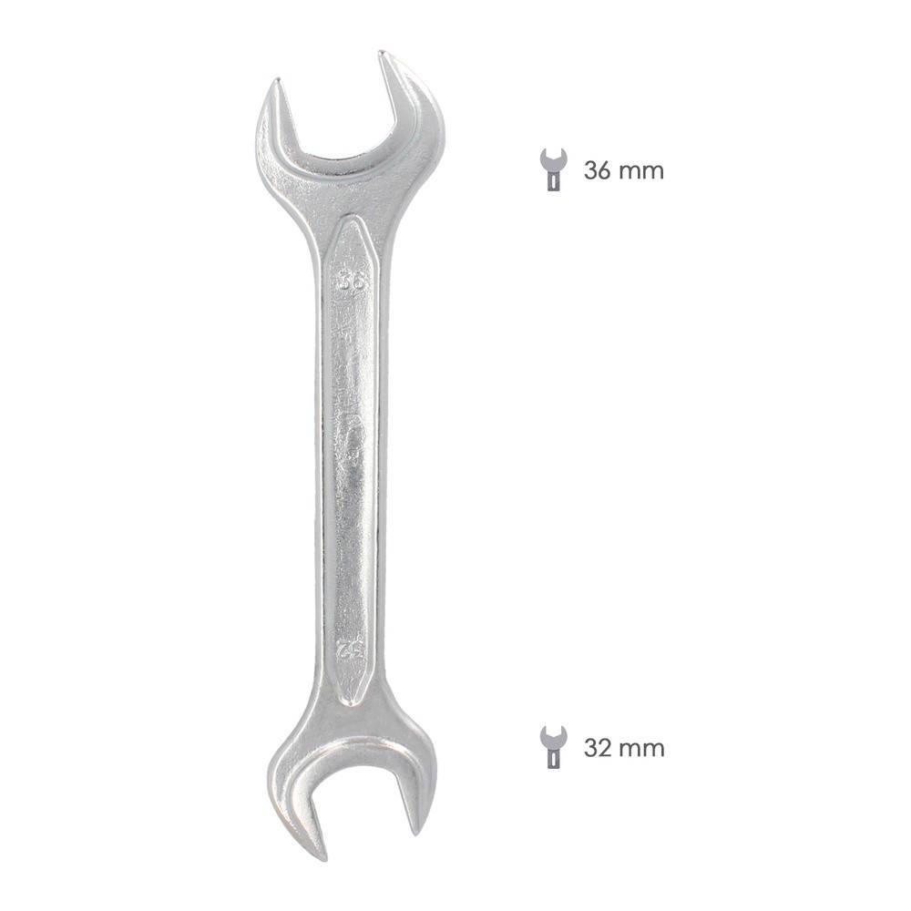 Llave Fija Plus Acero Cromo Vanadio 32x36 DIN 3110, Llaves Fijas Dobles al por Mayor | Almacén de Ferretería