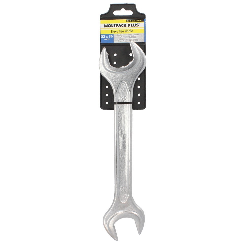 Llave Fija Plus Acero Cromo Vanadio 32x36 DIN 3110, Llaves Fijas Dobles al por Mayor | Almacén de Ferretería