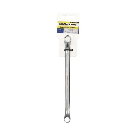 Llave Estrella Acodada Plus Acero Cromo Vanadio 10x11 DIN 838, Llave Doble Boca Acodada, Llave Fija Estrella Acodada al por Mayo